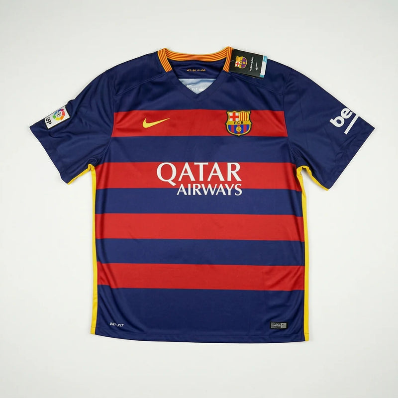 Camisa Barcelona I 2015/16 - Varal do Torcedor P / Messi 10 / Sem Patch Otimizado