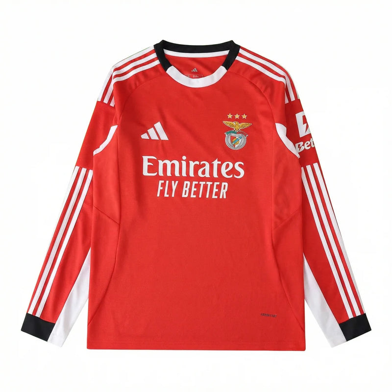 Camisa Benfica I 2026 - Manga Longa - Varal do Torcedor P / Não / Sem Patch Otimizado