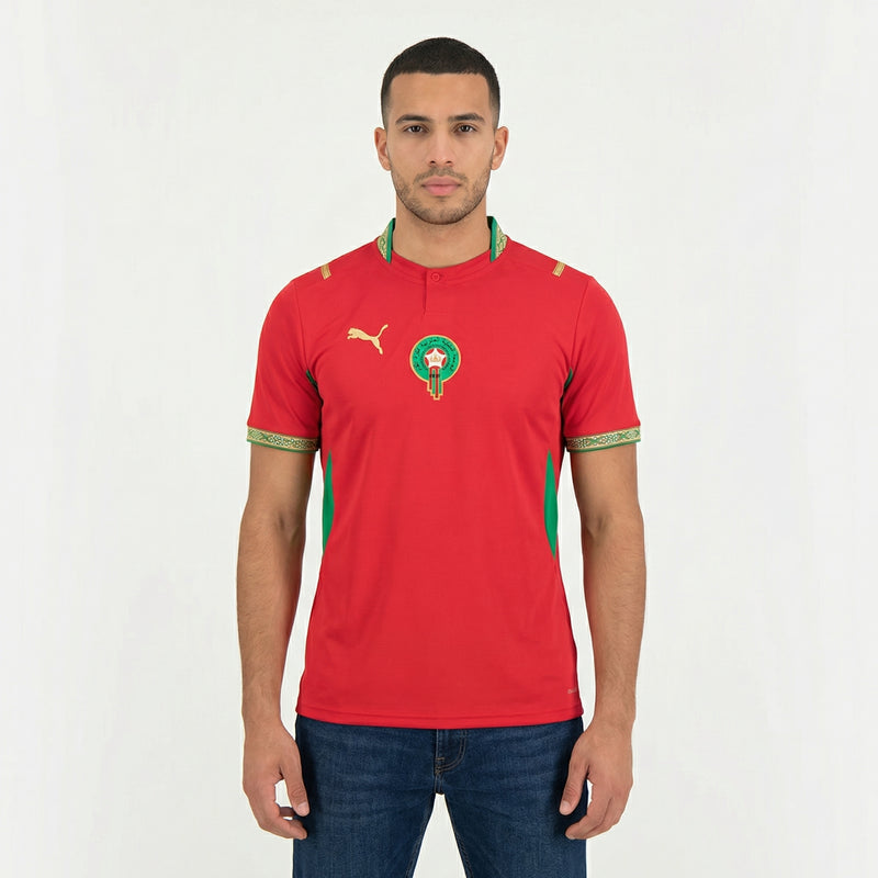 Camisa Marrocos I 2026 - Varal do Torcedor P / Não / Sem Patch Otimizado