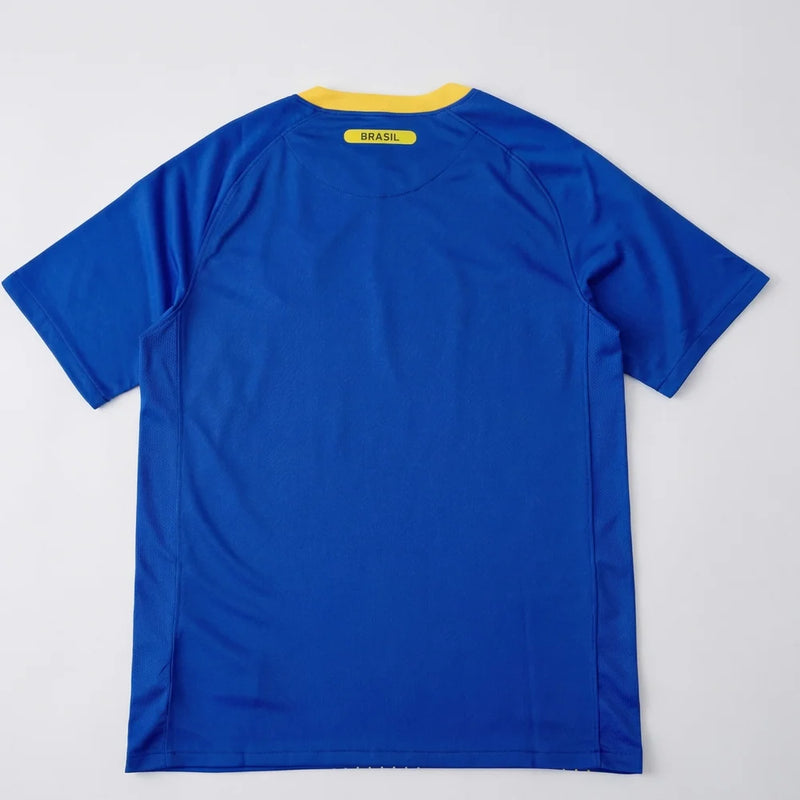 Camisa Retrô Seleção Brasileira I 2010 - Varal do Torcedor P / Não / Sem Patch Otimizado