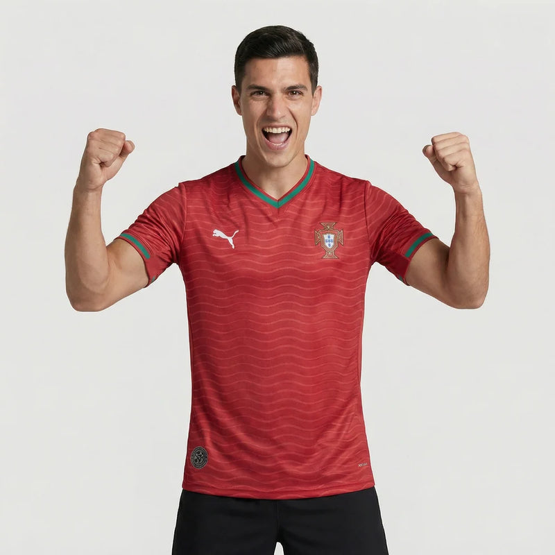 Camisa Portugal I 2026 - Varal do Torcedor P / Não Otimizado