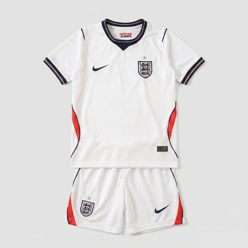 Kit Infantil Inglaterra I 2026 - Varal do Torcedor 16 (3 á 4 anos) / Não Otimizado