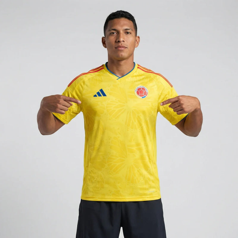 Camisa Colômbia I 2026 - Varal do Torcedor P / Não Otimizado