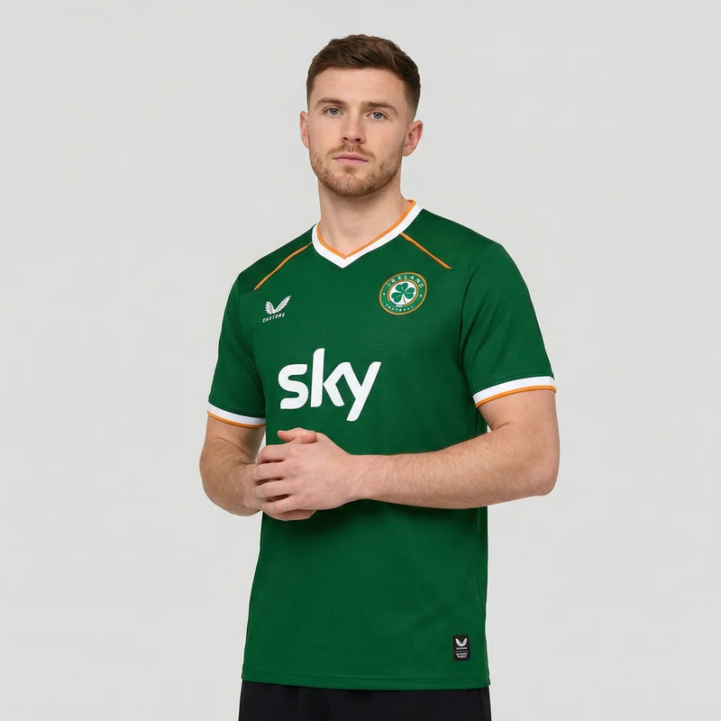 Camisa Irlanda I 2026 - Varal do Torcedor P / Não / Sem Patch Otimizado