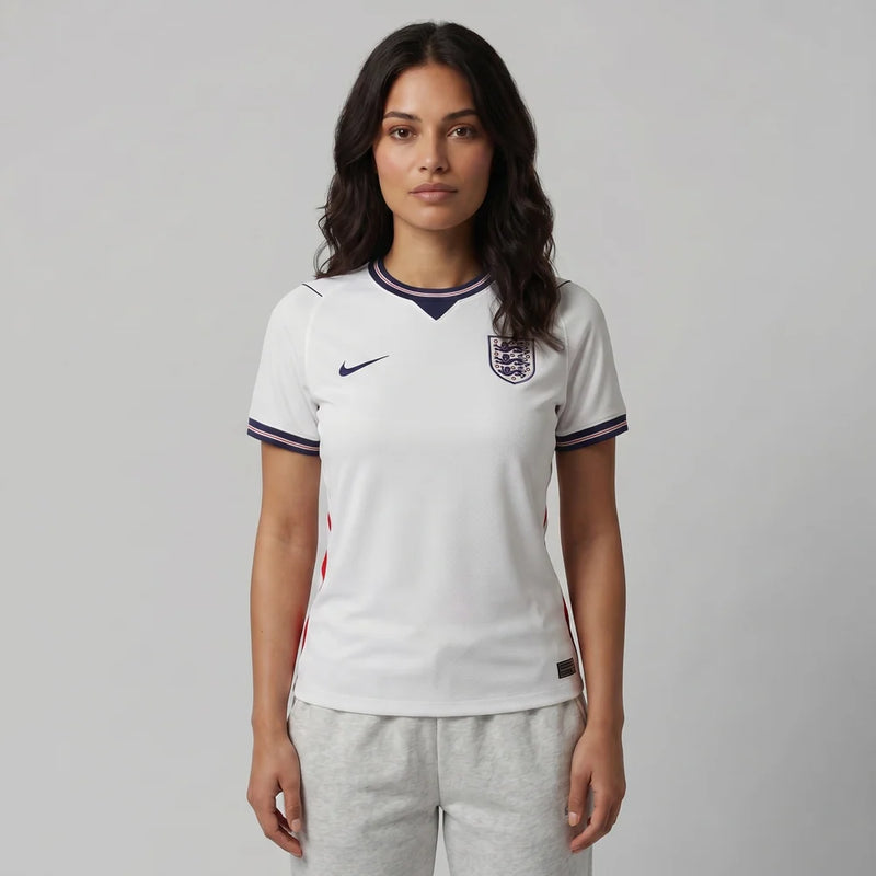 Camisa Inglaterra I 2026 - Feminina - Varal do Torcedor P / Não / Sem Patch Otimizado