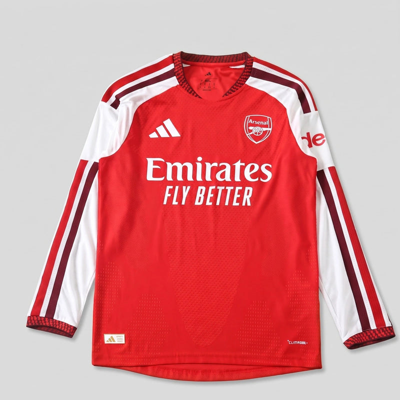 Camisa Arsenal Manga Longa I 2026/27 - Versão Jogador - Varal do Torcedor P / Não / Sem Patch Otimizado