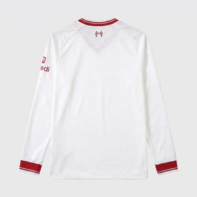Camisa Liverpool Manga Longa II 26/27 - Versão Jogador - Varal do Torcedor P / Não / Sem Patch Otimizado