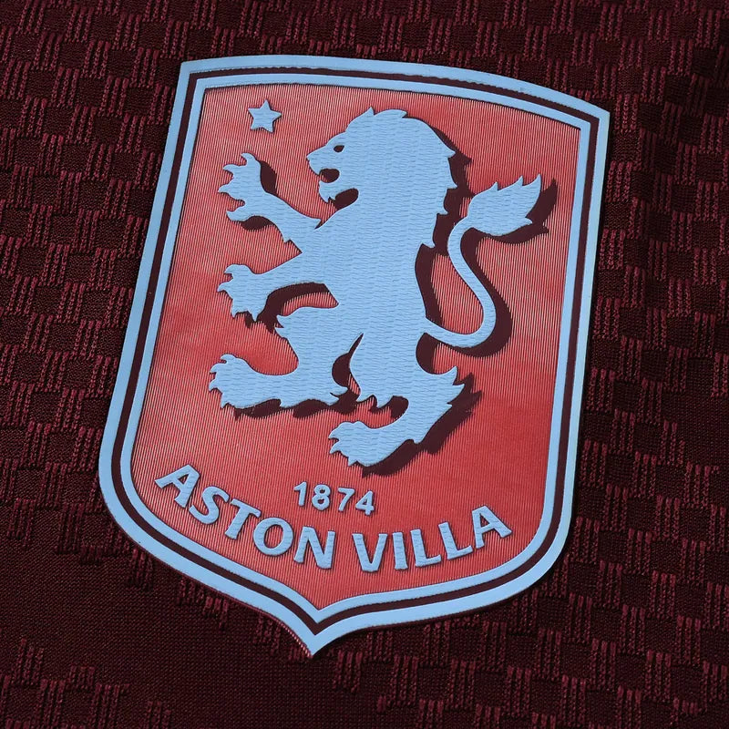 Camisa Jogador Aston Villa I 2026/27 - Manga Longa - Varal do Torcedor P / Não / Sem Patch Otimizado