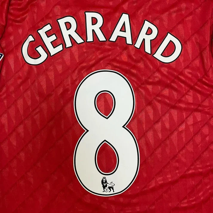 Camisa Retrô Liverpool I 2010/11 - Manga Longa - Varal do Torcedor P / Gerrard 8 / Premier League Otimizado