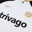 Jaqueta Chelsea 2024 - Branca, preta e dourada