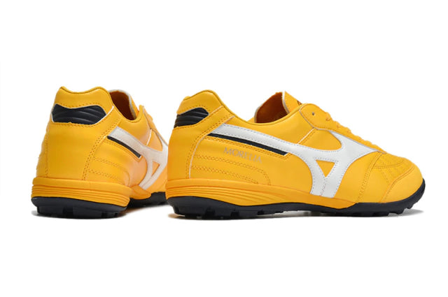 Chuteira Mizuno Morelia Neo Sala Society - Amarelo/Branco