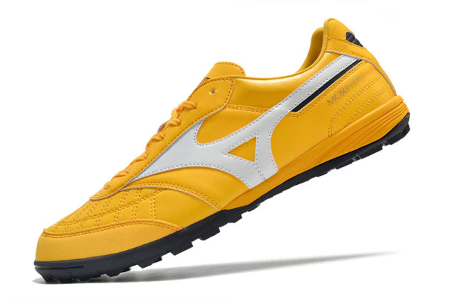 Chuteira Mizuno Morelia Neo Sala Society - Amarelo/Branco