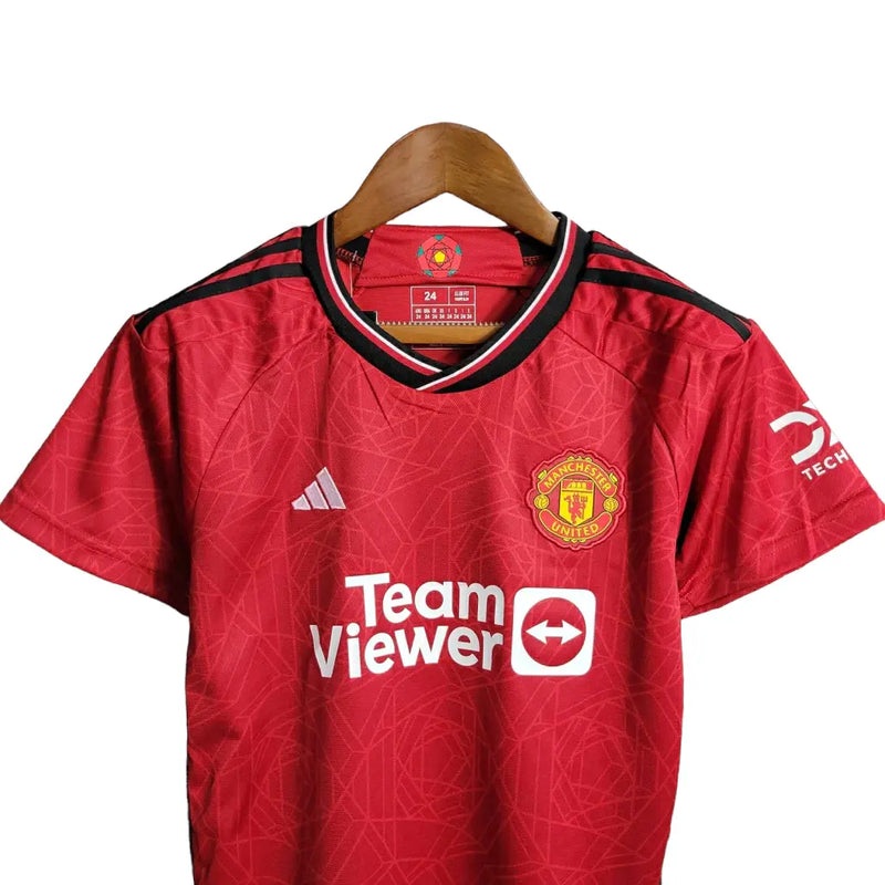 Kit Infantil Manchester United I 2023/2024