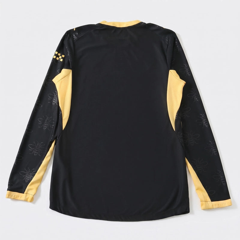 Camisa Manchester City Manga Longa II 26/27 - Versão Jogador - Varal do Torcedor P / Não / Sem Patch Otimizado