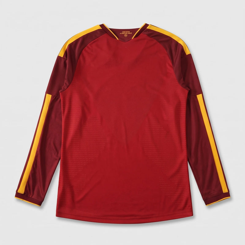 Camisa Roma Manga Longa I 2026/27 - Versão Jogador