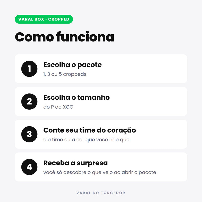 Varal Box Cropped - como funciona