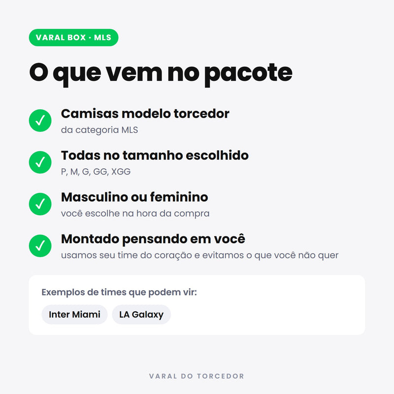 Varal Box MLS - o que vem no pacote