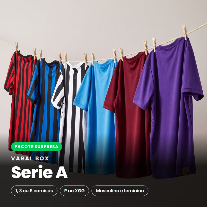 Varal Box Serie A - pacote surpresa com 1, 3 ou 5 camisas